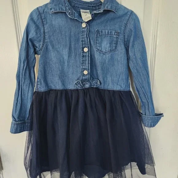 blue jean tutu dress Buy Blue Floral Printed One Piece Dress  SNAZZYHUNT